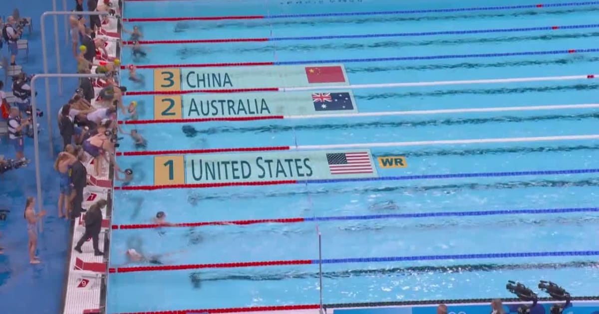 Team USA The Women's 4x100 Medley Relay Team Wins Gold and Sets a New